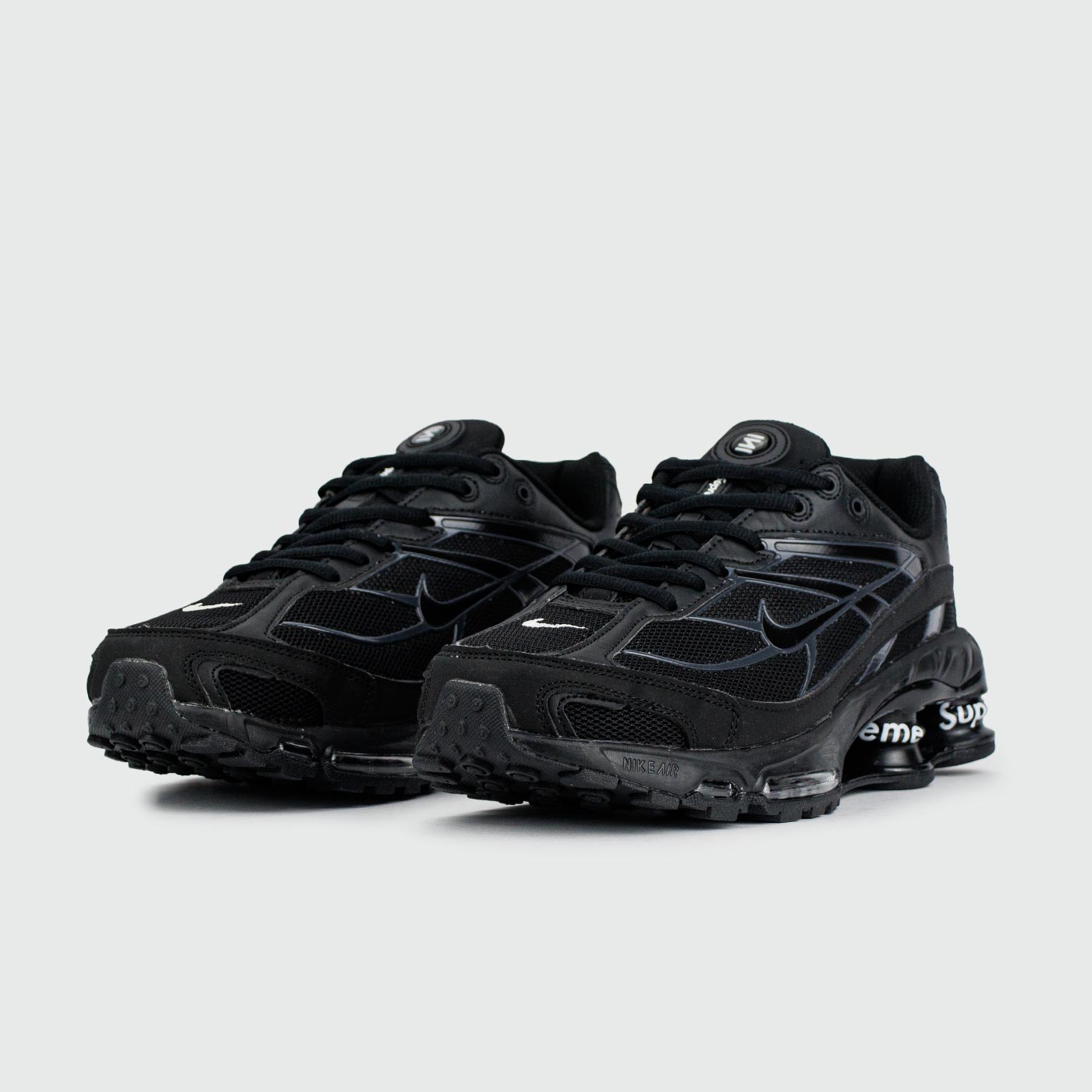 кроссовки Nike Shox Ride 2 x Supreme Black купить за 4990 руб в