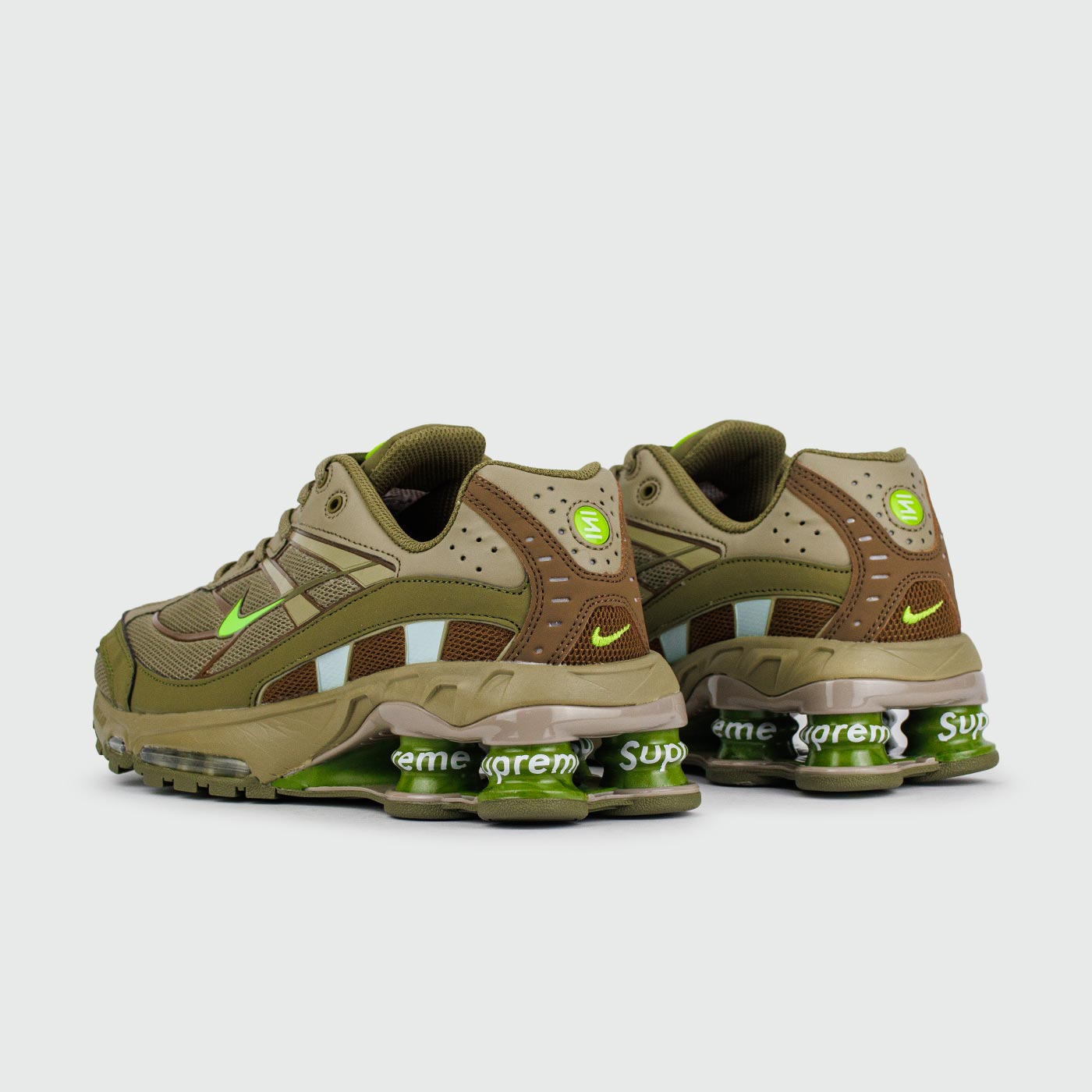 Nike Shox Ride X Supreme Green