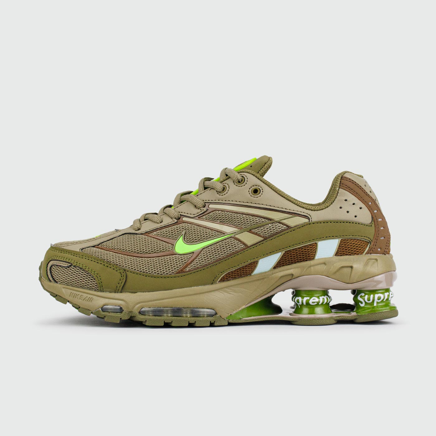 Nike Shox Ride X Supreme Green