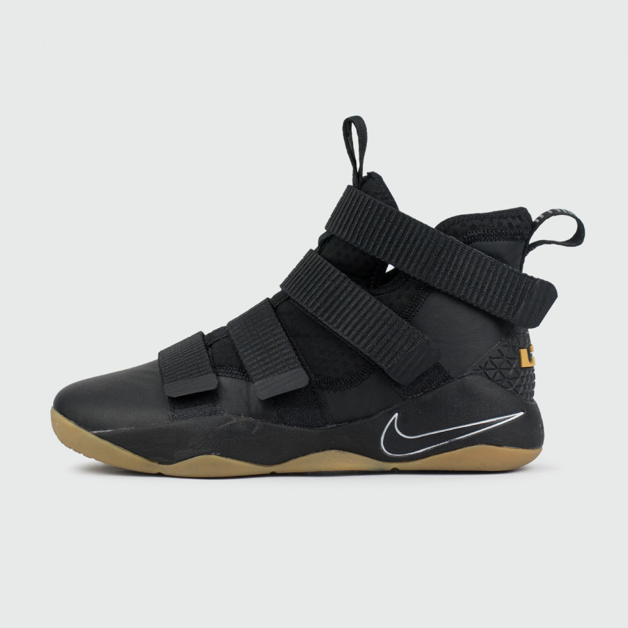 кроссовки мужские Nike Lebron Soldier 11 Black / Black-Gum Light Brown