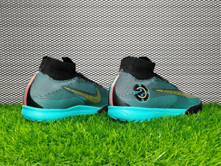 грунтовки мужские Nike Mercurial SuperflyX VI 360 CR7 Elite TF - Clear Jade / Metallic Vivid Gold /