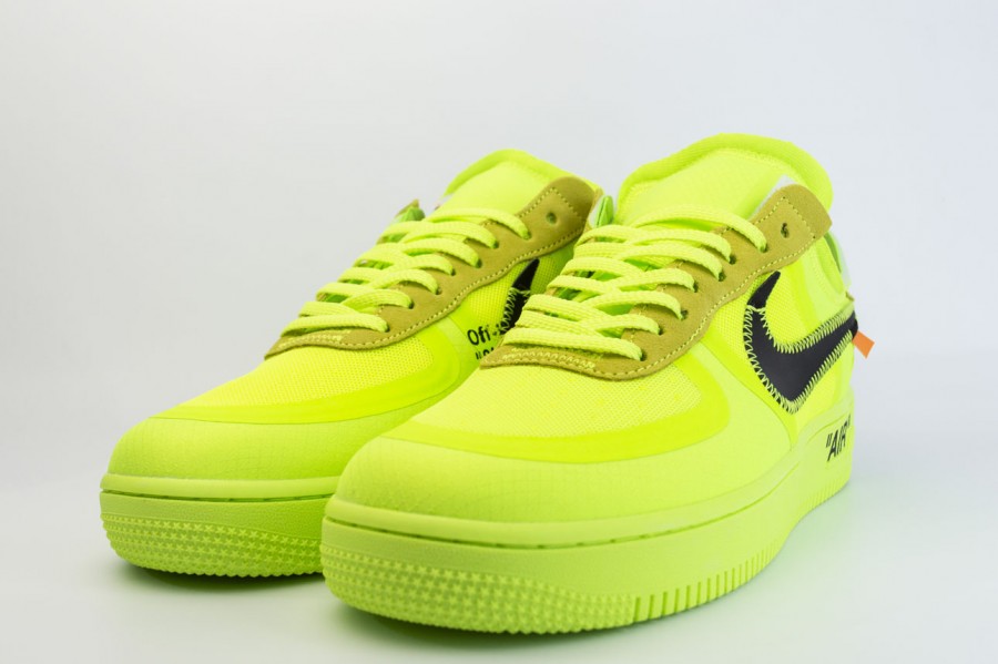 кроссовки Nike Air Force 1 Low x Off-White Volt