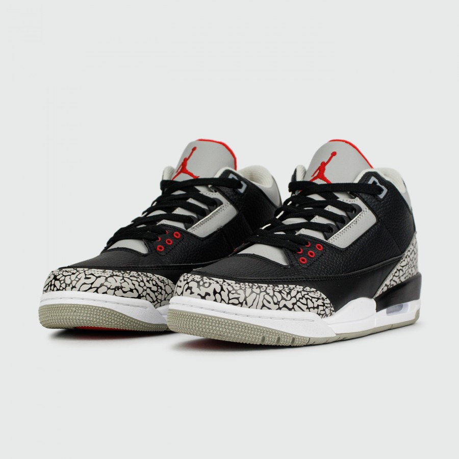кроссовки Nike Air Jordan 3 Retro Black Cement