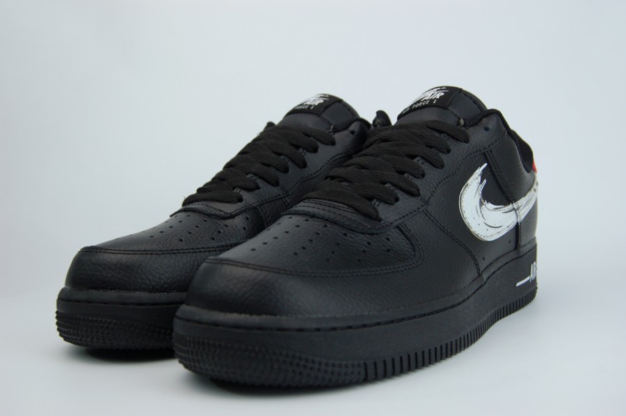 кроссовки Nike Air Force 1 Low Brushstroke Black