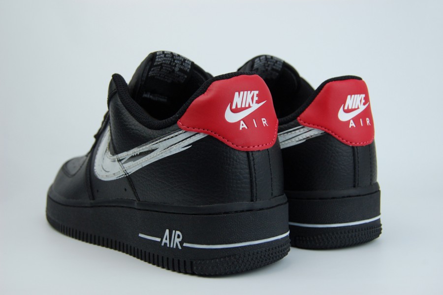 кроссовки Nike Air Force 1 Low Brushstroke Black