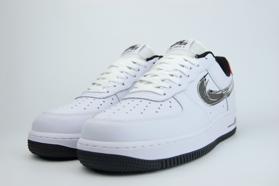 кроссовки Nike Air Force 1 Low Brushstroke White