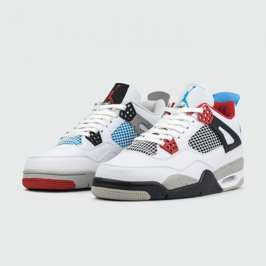 кроссовки Nike Air Jordan 4 White / Multicolor