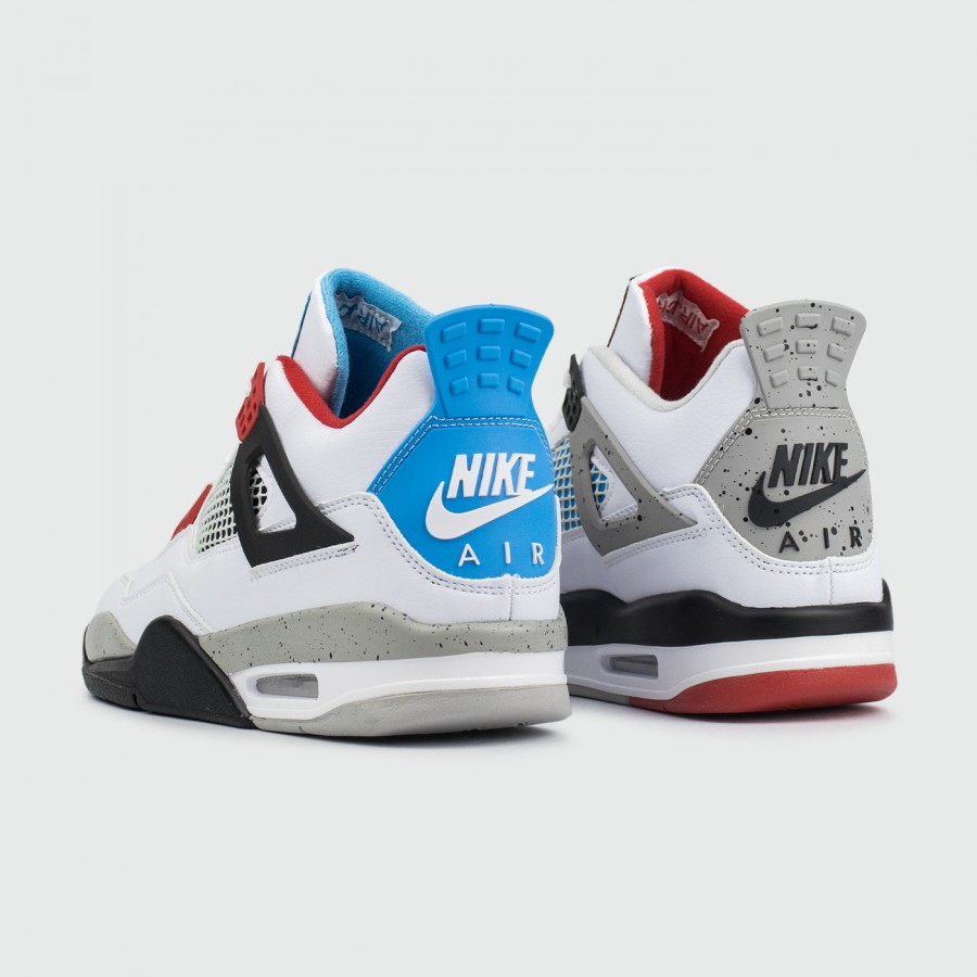 кроссовки Nike Air Jordan 4 White / Multicolor