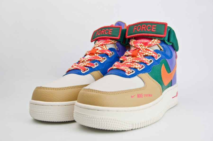 кроссовки Nike Air Force 1 Mid Wmns Multicolor