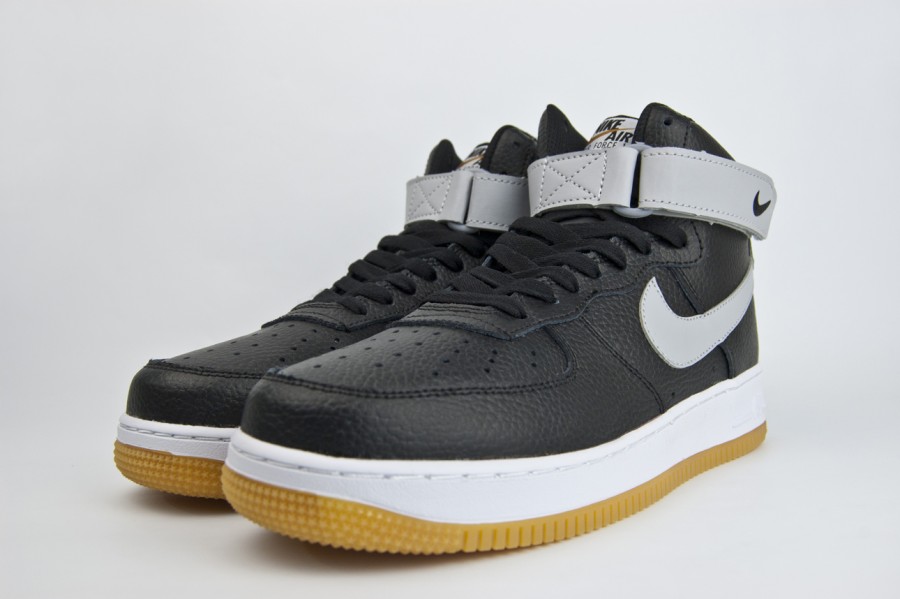 кроссовки Nike Air Force 1 Mid Black / Grey