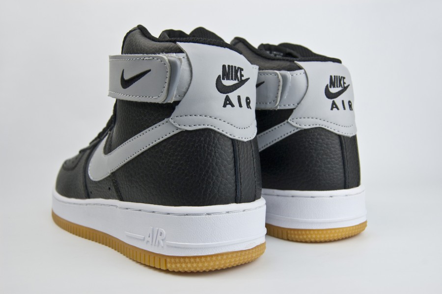 кроссовки Nike Air Force 1 Mid Black / Grey