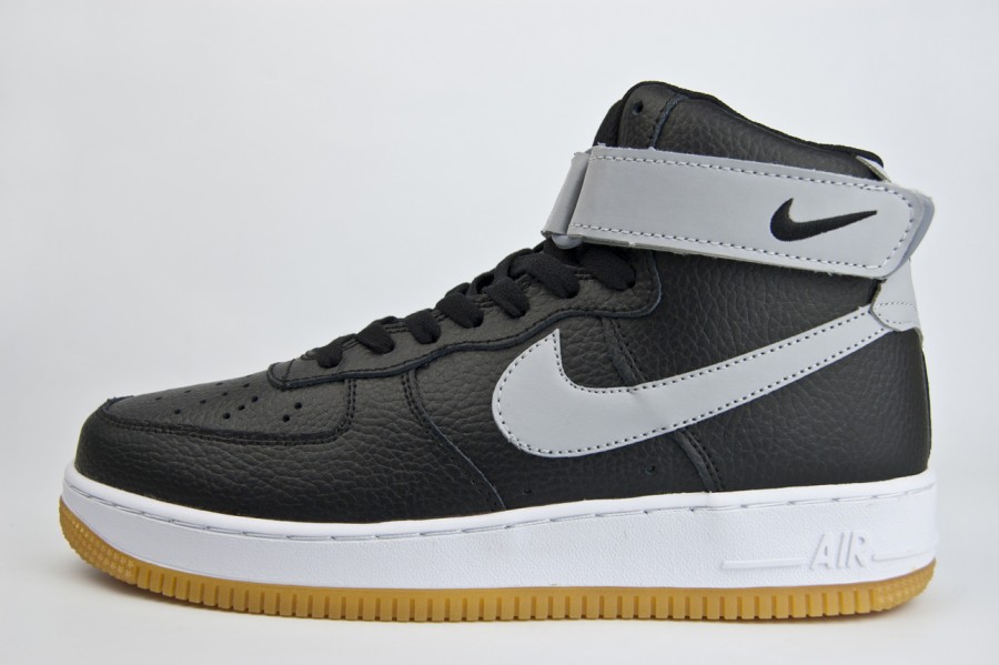 кроссовки Nike Air Force 1 Mid Black / Grey