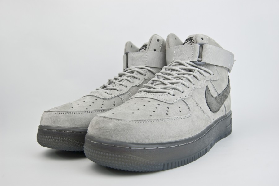 кроссовки Nike Air Force 1 Mid Suede Grey