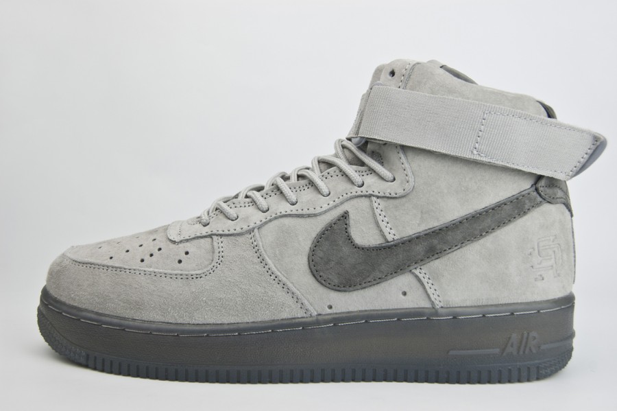 кроссовки Nike Air Force 1 Mid Suede Grey