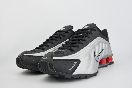 кроссовки Nike Shox R4 Black / Silver