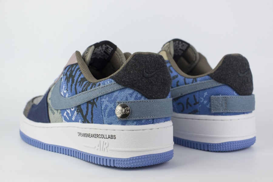 кроссовки Nike Air Force 1 Low x Travis Scott Blue