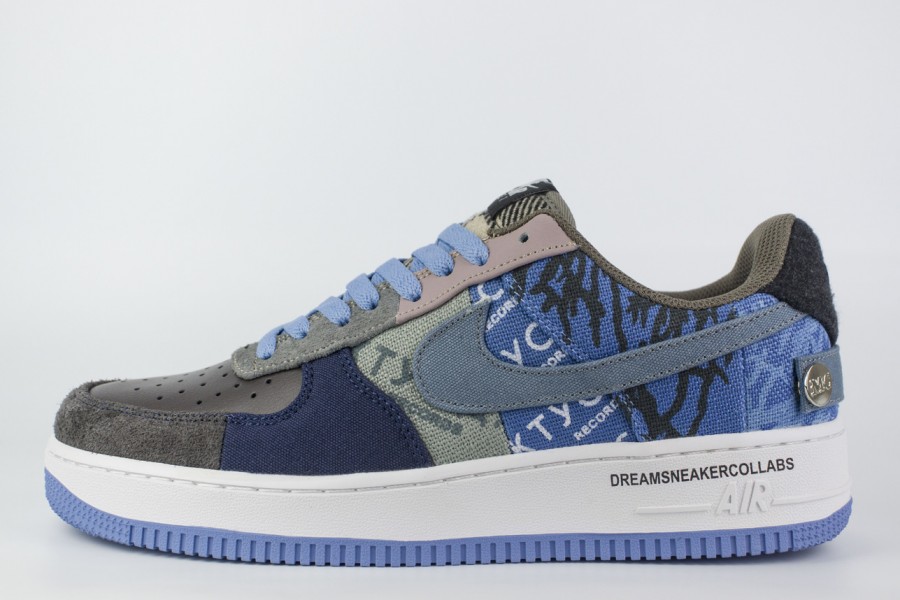 кроссовки Nike Air Force 1 Low x Travis Scott Blue