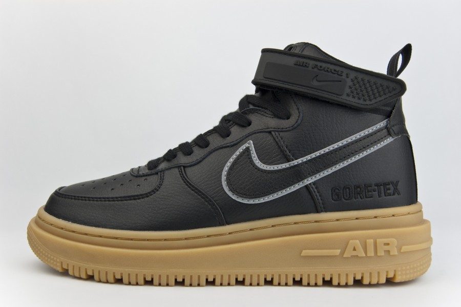 кроссовки Nike Air Force 1 GTX Boot Black / Gum