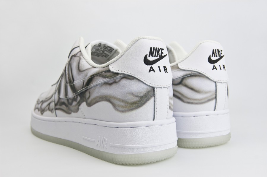 кроссовки Nike Air Force 1 Low Skeleton Triple White