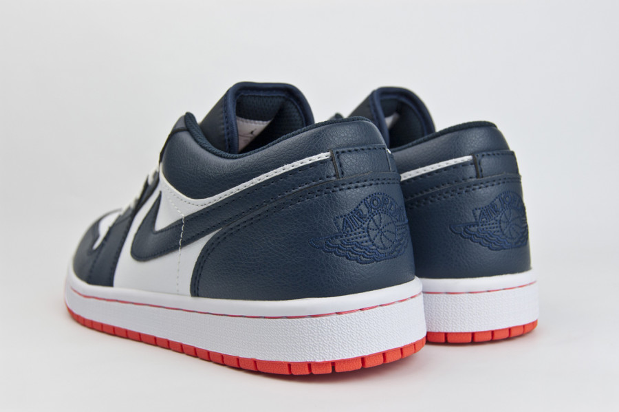 кроссовки Nike Air Jordan 1 Low Blue / White
