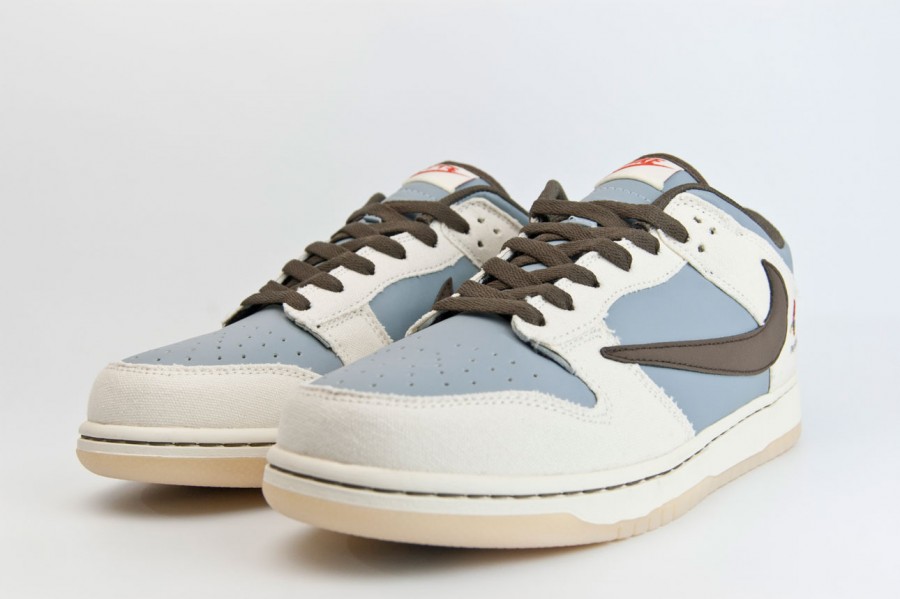 кроссовки Nike Dunk Low White / Grey x PlayStation x TS