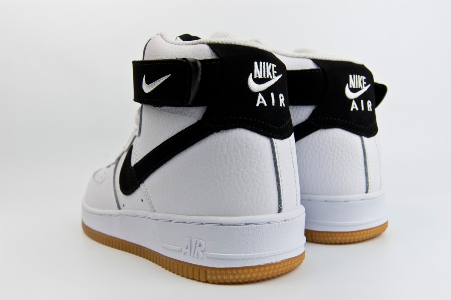 кроссовки Nike Air Force 1 Mid White Gum / Black