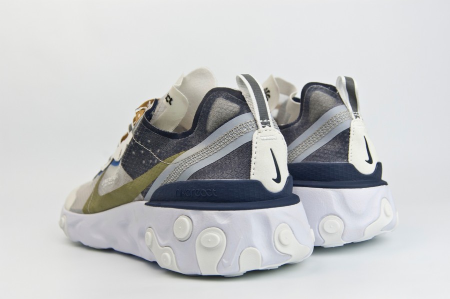 Кроссовки Nike React Element White / Blue