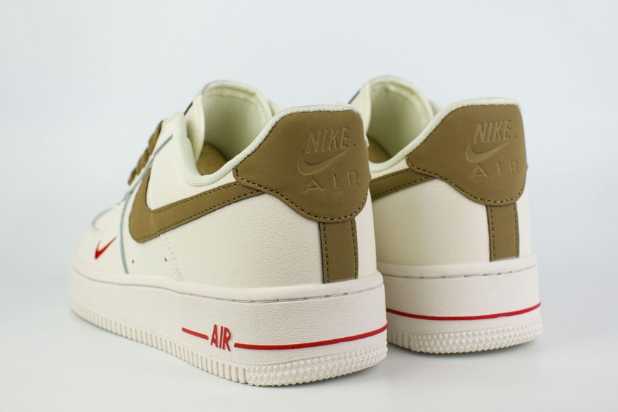 кроссовки Nike Air Force 1 Low Premium White / Brown