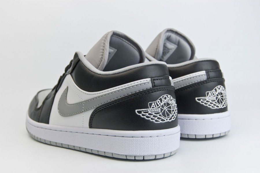 кроссовки Nike Air Jordan 1 Low Black / White / Grey