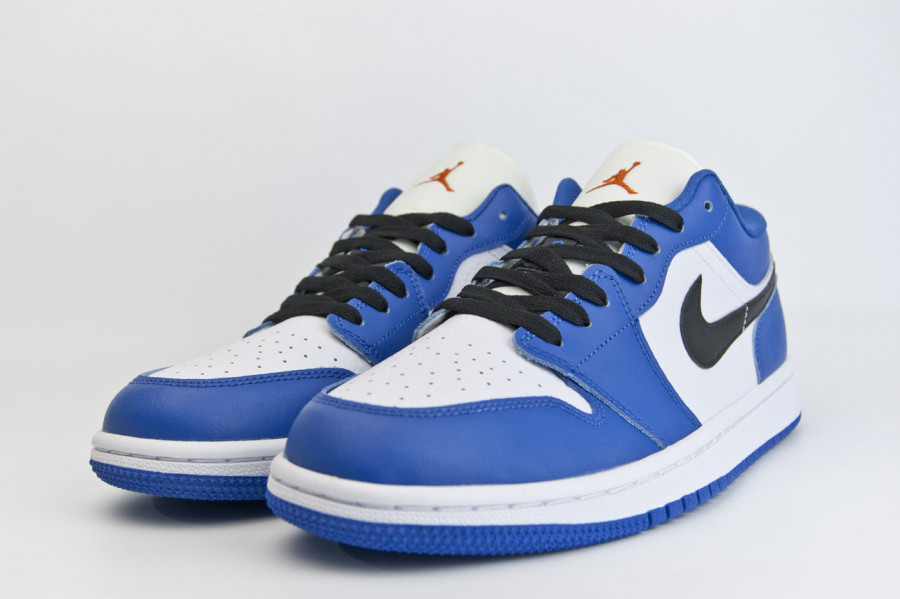 кроссовки Nike Air Jordan 1 Low Blue / White