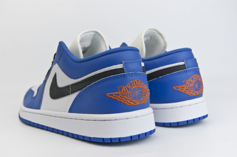кроссовки Nike Air Jordan 1 Low Blue / White
