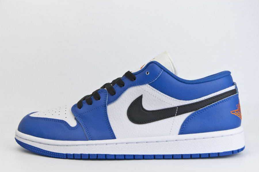 кроссовки Nike Air Jordan 1 Low Blue / White