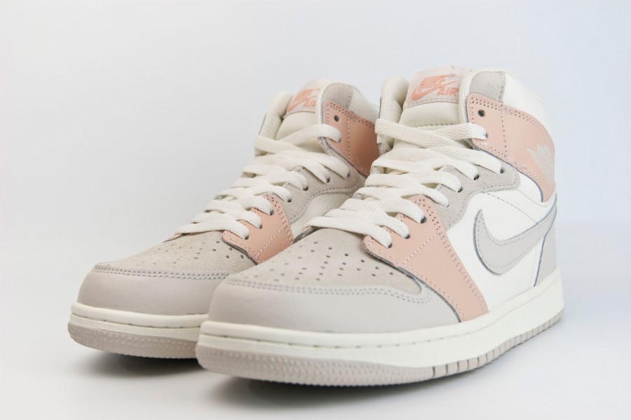 кроссовки Nike Air Jordan 1 Wmns L.Grey / Cream