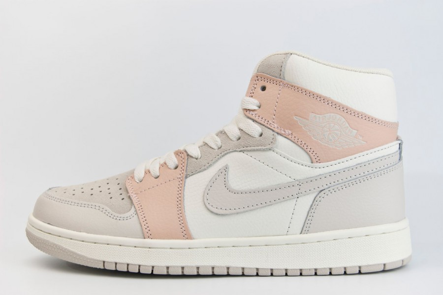 кроссовки Nike Air Jordan 1 Wmns L.Grey / Cream