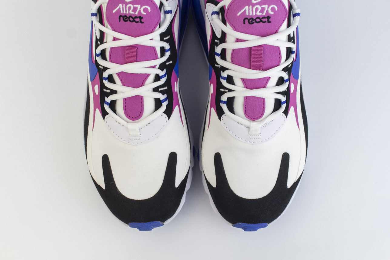 nike air max 270 react white purple