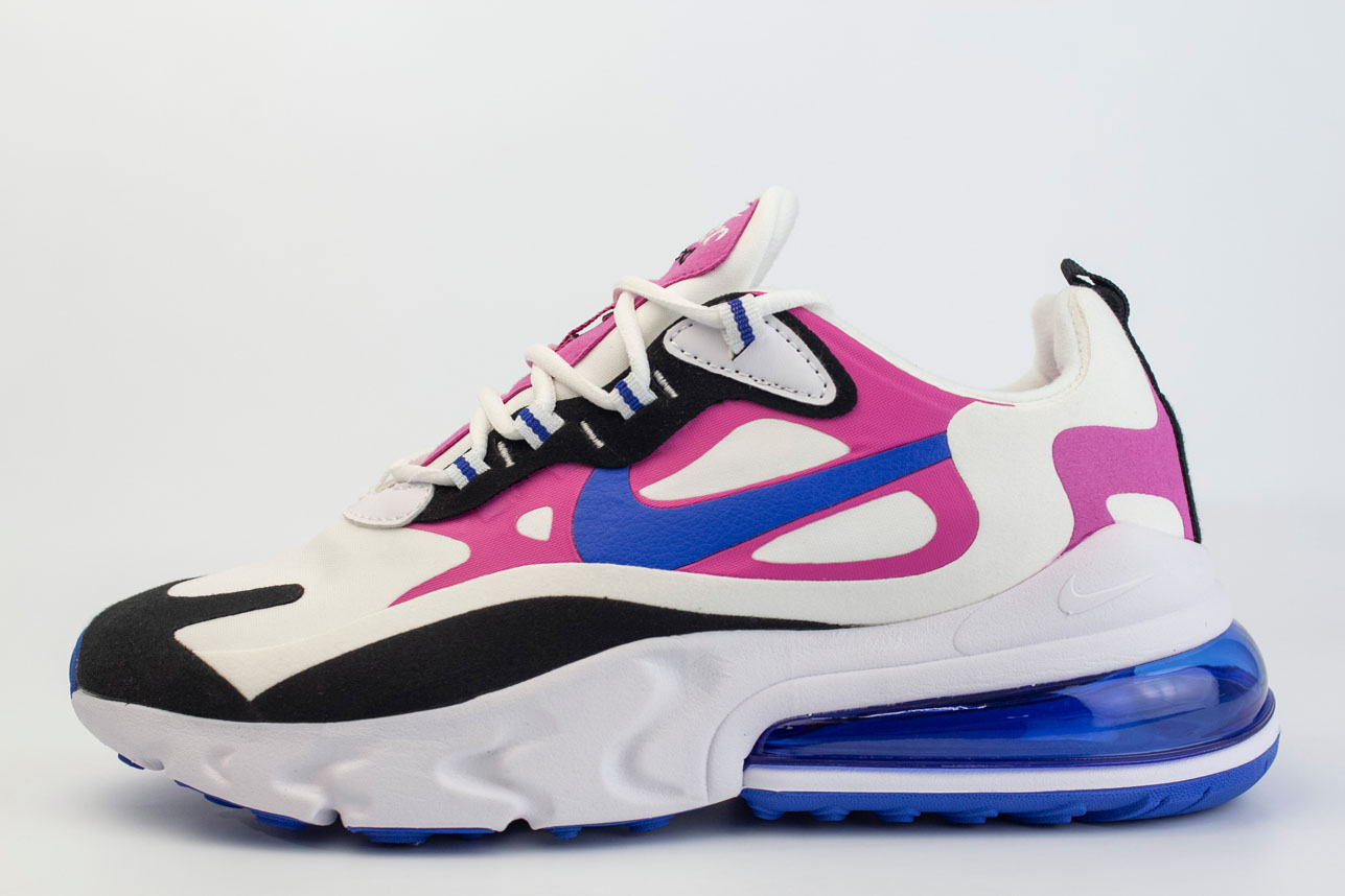 nike air max 270 react white purple