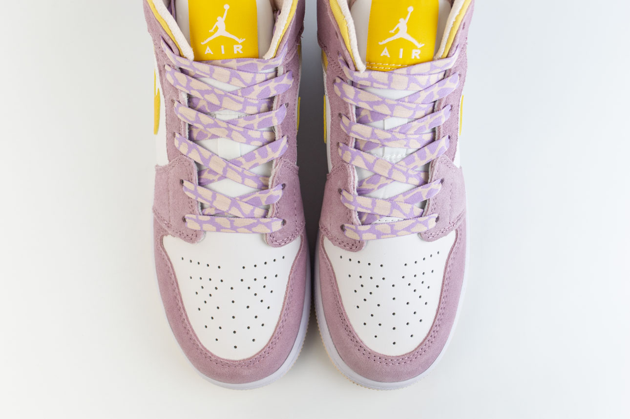 Nike Air Jordan 1 Wmns Pink / White / Yellow