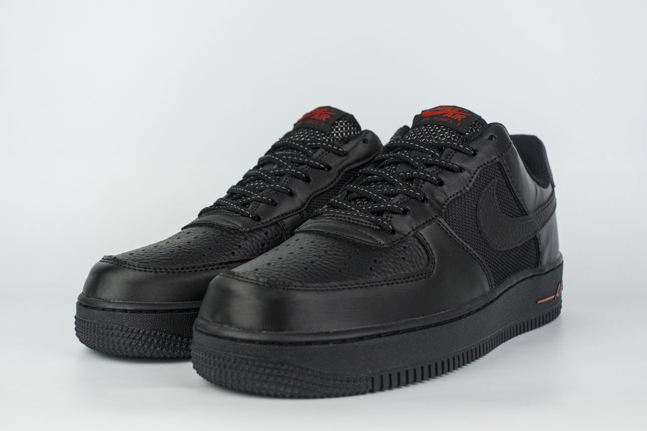 Nike Air Force 1 Low Black Red