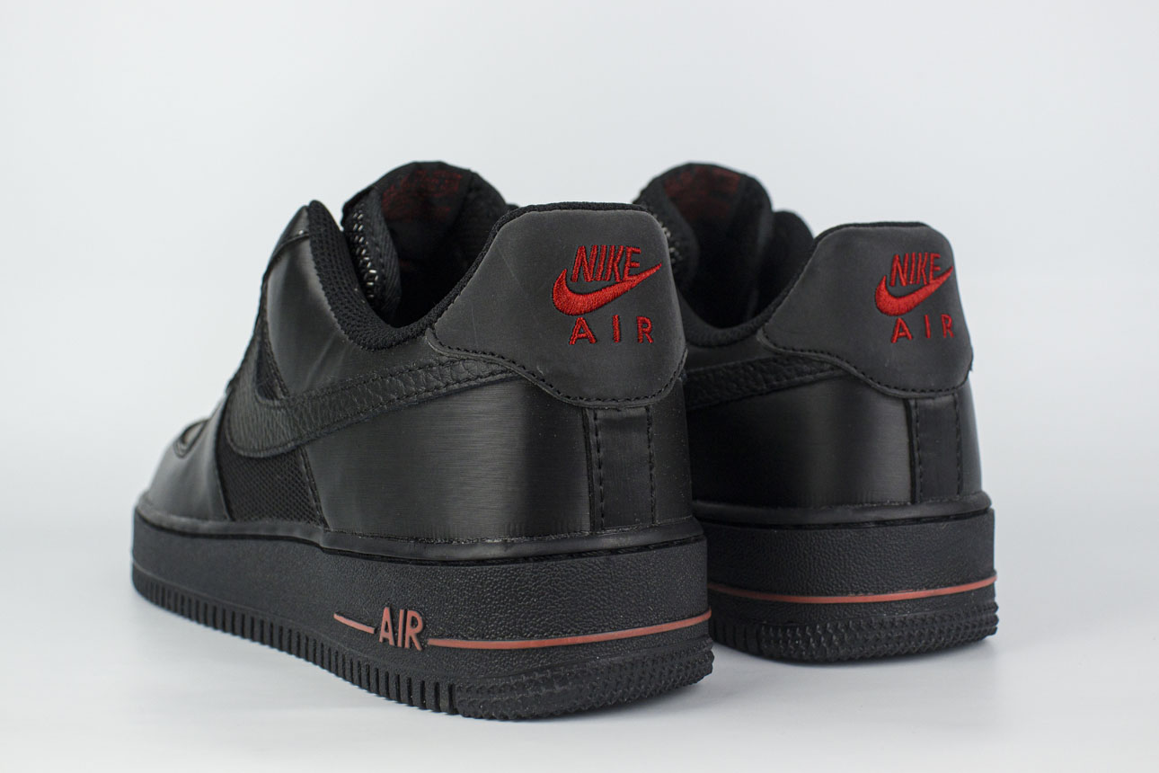 Nike Air Force 1 Low Black Red