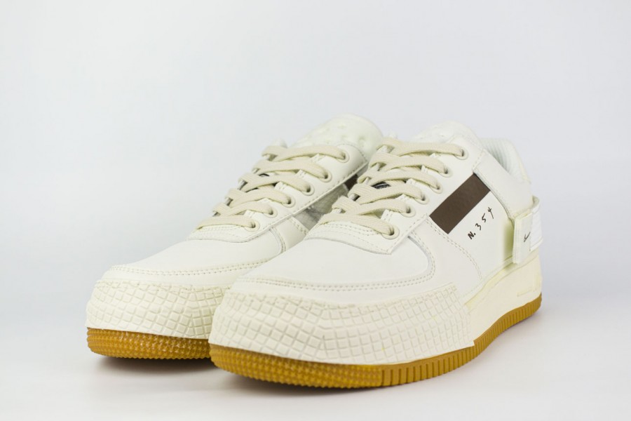 кроссовки Nike Air Force 1 Type Wmns Cream / Brown