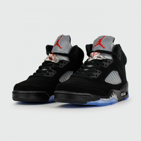 кроссовки Nike Air Jordan 5 Black Metallic