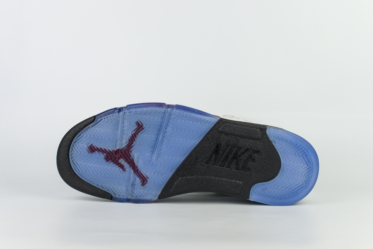 Nike Air Jordan 5 White / Fire Red