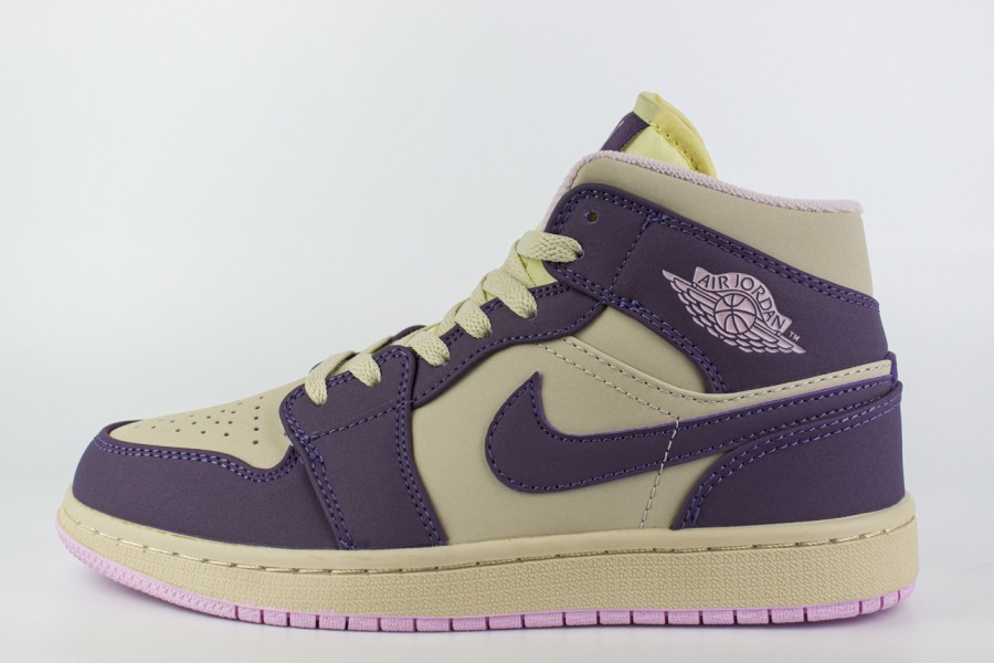кроссовки Nike Air Jordan 1 Wmns Pro Purple / Desert Sand