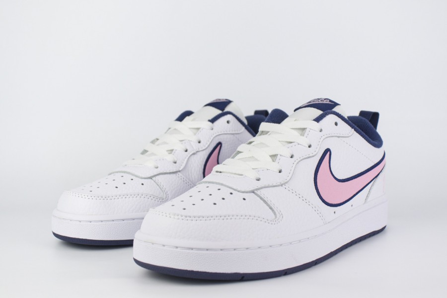 кроссовки Nike Court Borough 2 Low White / Pink