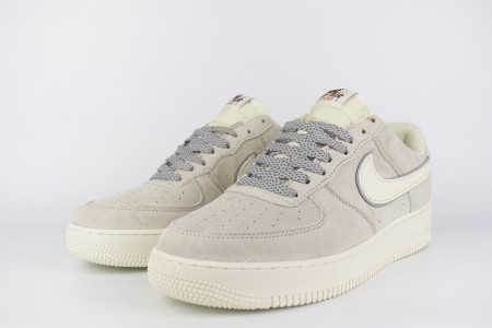 кроссовки Nike Air Force 1 Low Suede Light Grey