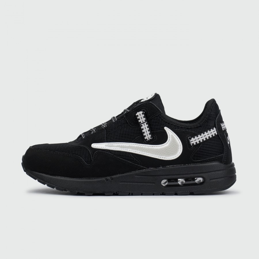 кроссовки Nike Air Max 1 x Travis Scott Black / White