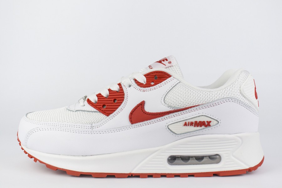 кроссовки Nike Air Max 90 Wmns White / Red