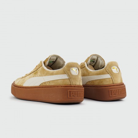 кроссовки Puma Suede Platform Beige / Gum