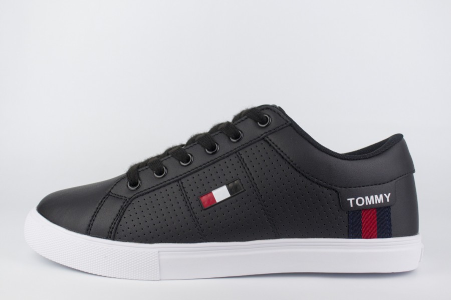 кеды Tommy Hilfiger Essential Sneaker Black / White