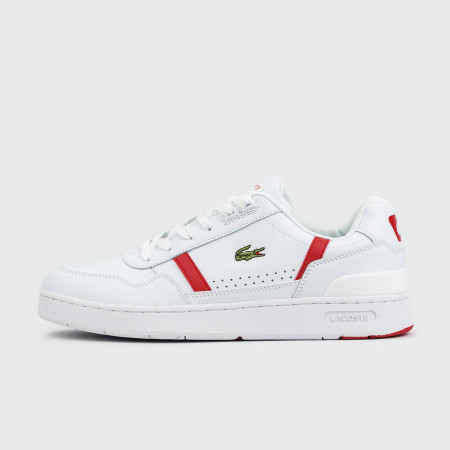 кеды Lacoste T-Clip White / Red